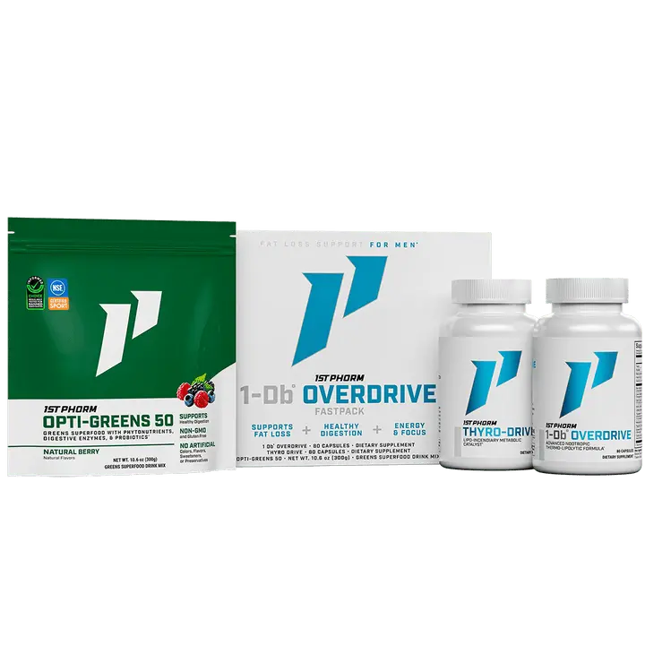 1St Phorm 1-Db Overdrive Fastpack Men's Fat Burning System 1