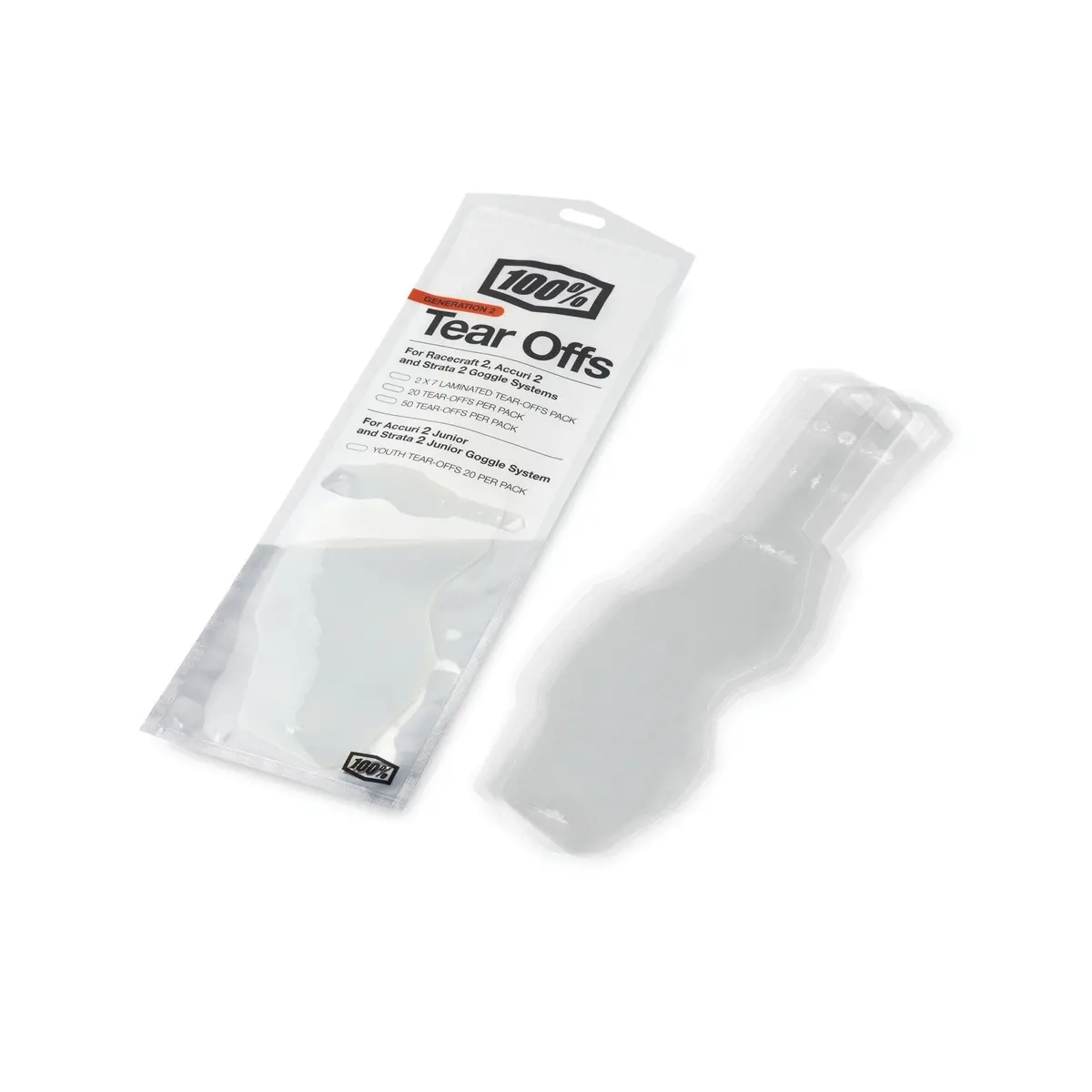 100% Gen 2 Rc2/Ac2/St2 Tear-Offs 1
