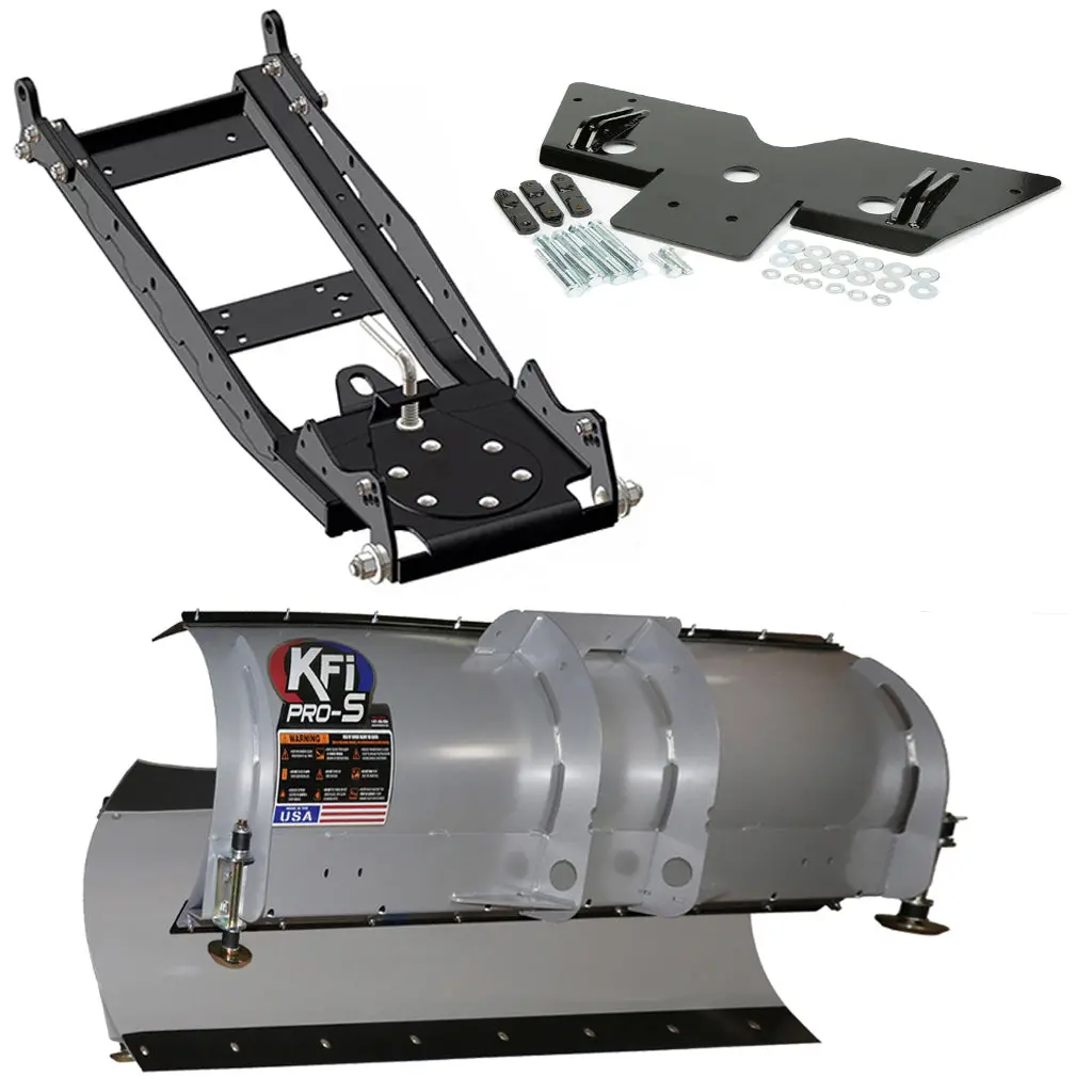 Kfi Snowplow Kit 08-14 Rzr 800, 10-11 Rzr 4 800 & 2012-2022 Rzr 570 S/Trail 1