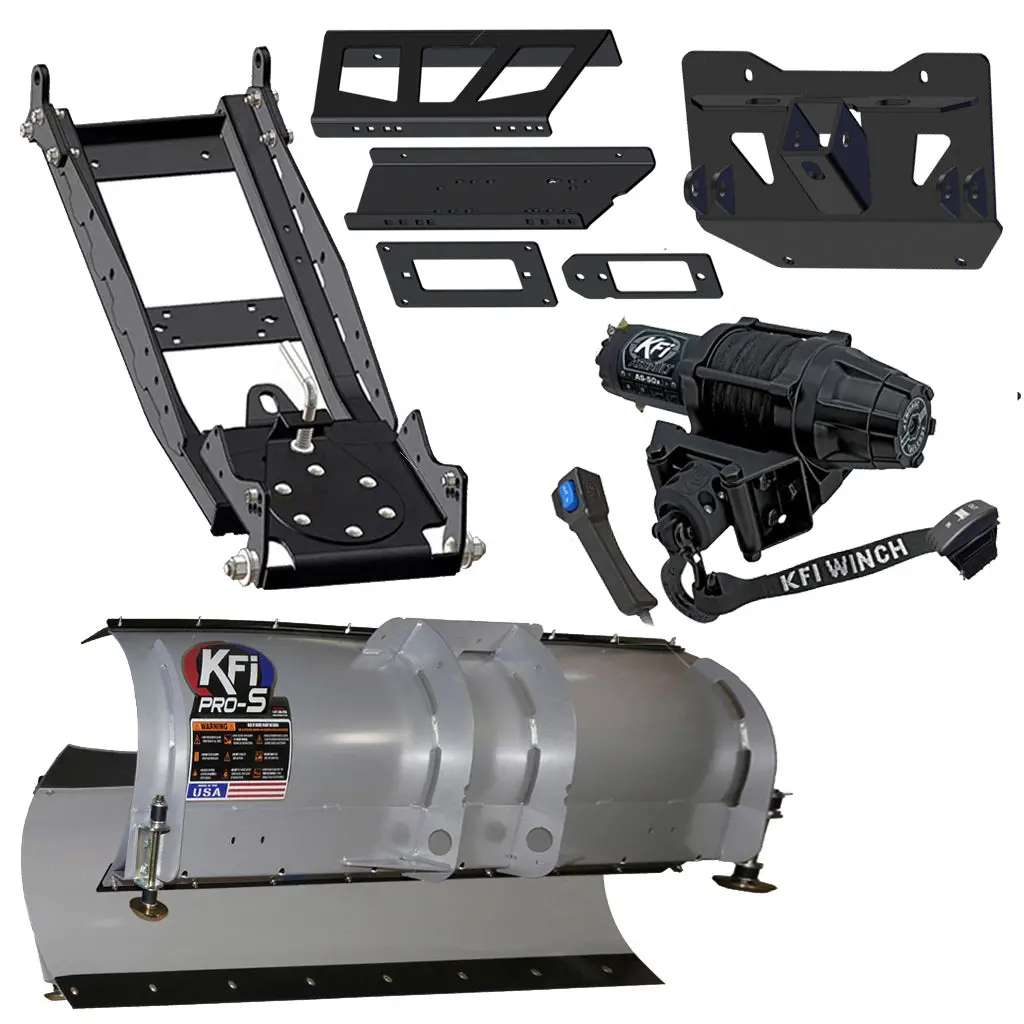 Kfi Snowplow Kit W/2" Receiver 2011-2014 Bobcat 3200/3400 9