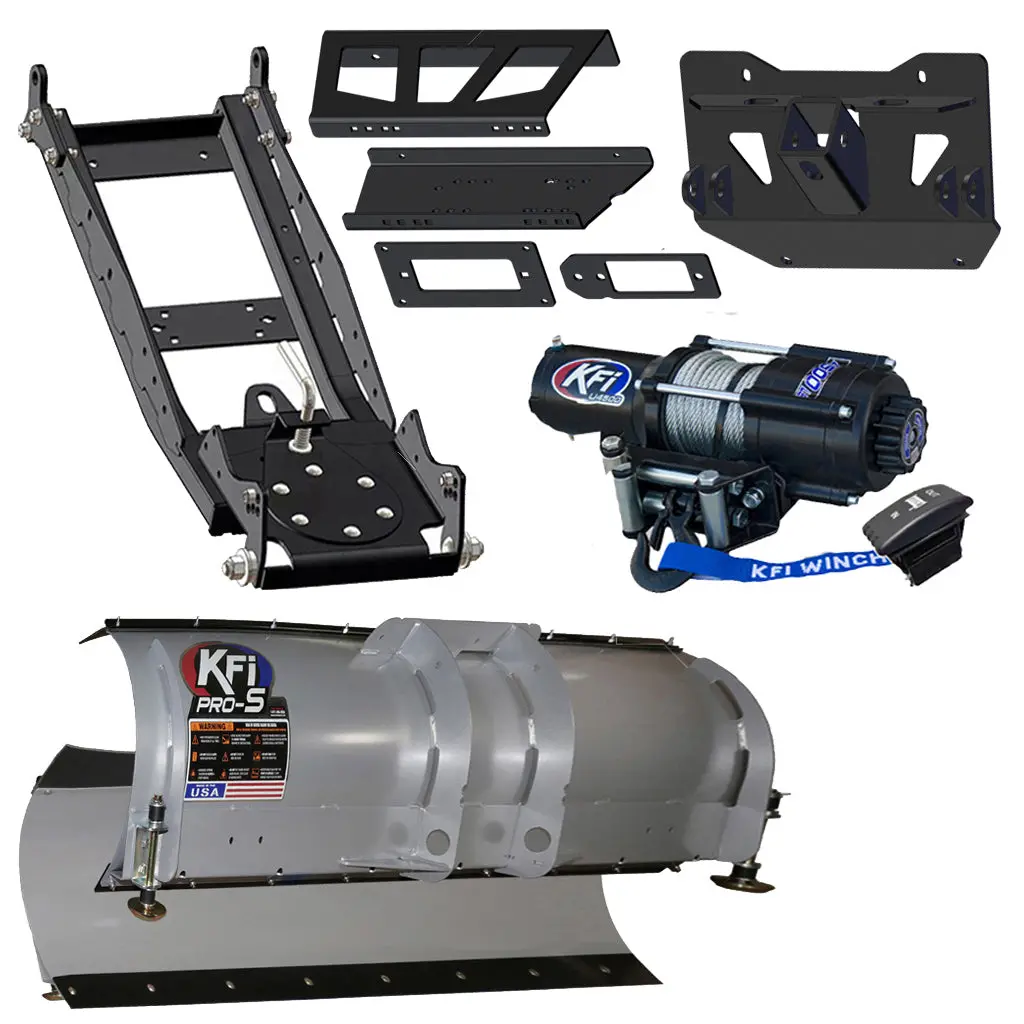 Kfi Snowplow Kit W/2" Receiver 2011-2014 Bobcat 3200/3400 7