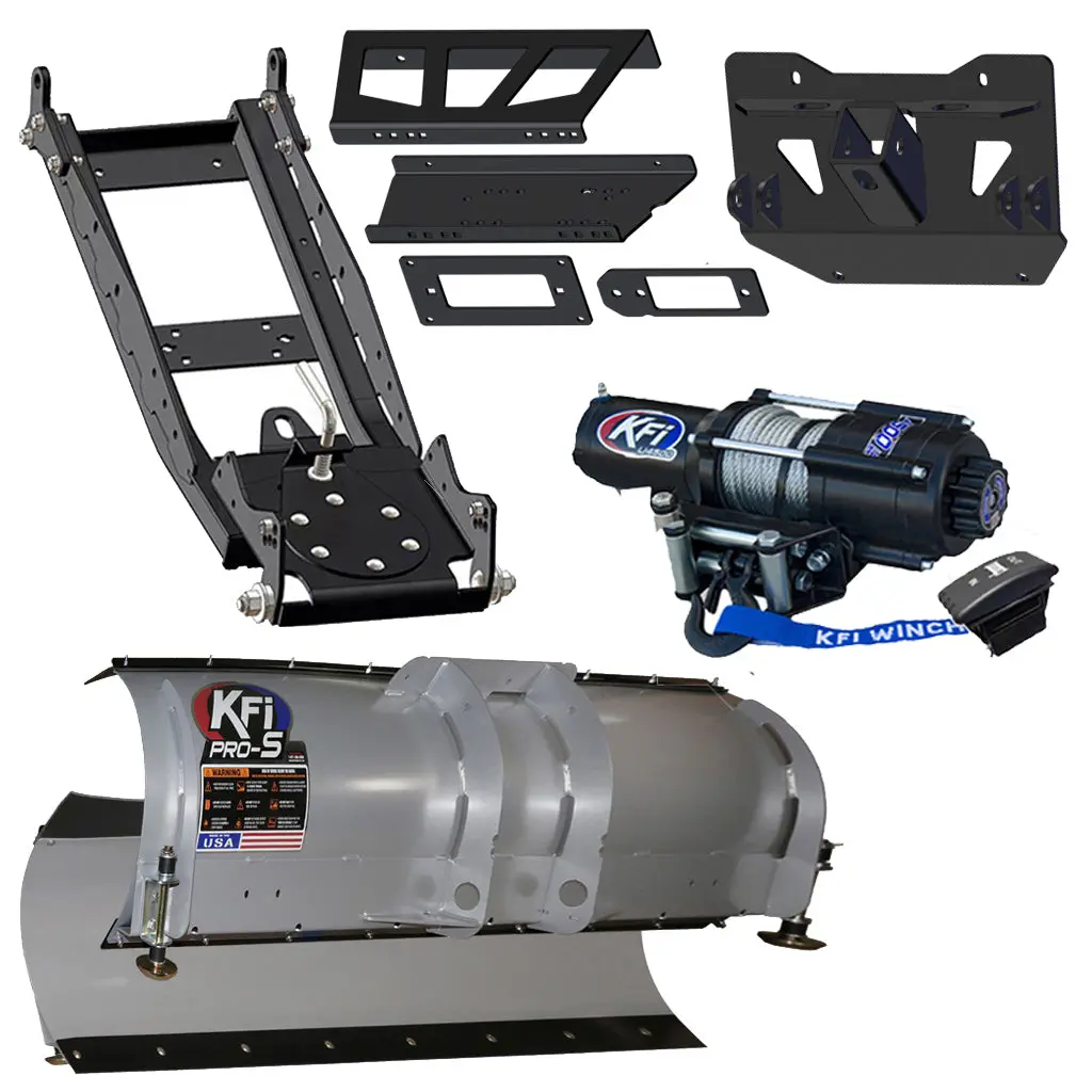 Kfi Snowplow Kit W/2" Receiver 2011-2014 Bobcat 3200/3400 8