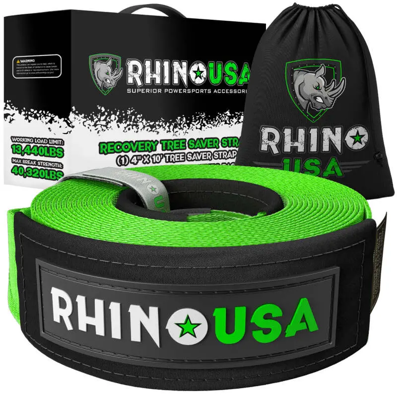 Rhino Usa Recovery Tree Saver Strap 4" X 10' 1