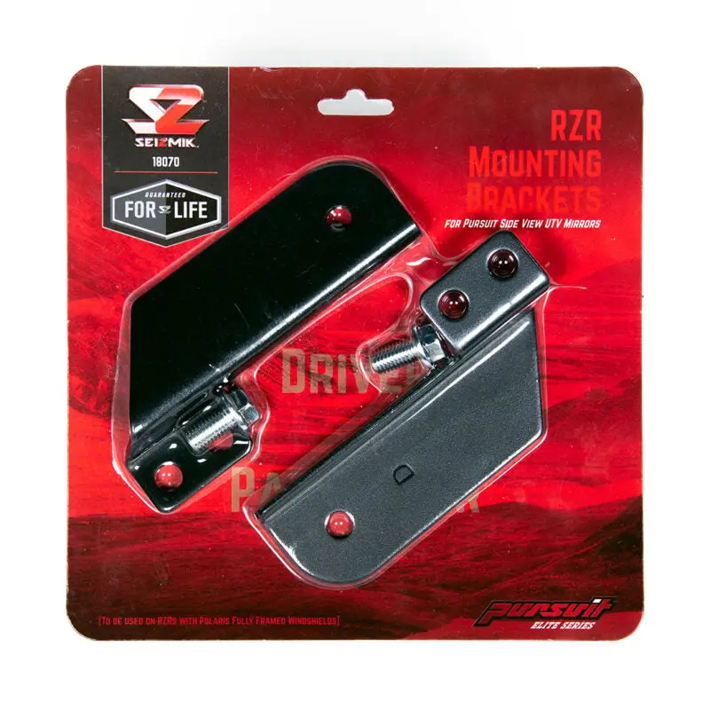 Seizmik Pursuit Side Mirror Mount Kit Polaris Rzr | 56-18070 1