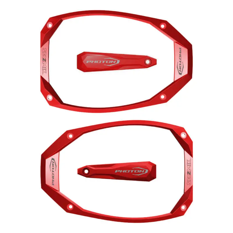 Seizmik Photon Side Mirror Bezel Red | 56-19019 1