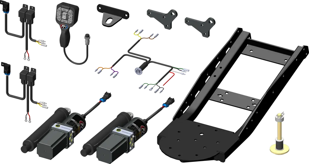 Kfi Pro-V Plow System - Hydraulic Actuators & Remote Control Kit |106180-Aph 1