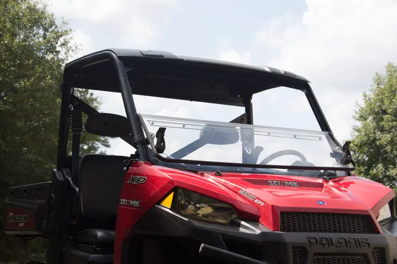 Seizmik Windshield Versa-Fold (Uncoated Poly) Polaris Full Size Pro-Fit Ranger | 50-24001Kit 2