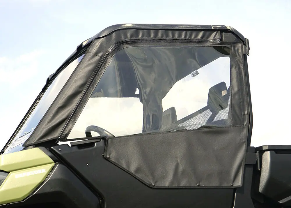 Seizmik Soft Upper Doors With Zipper Can-Am Defender | 51-20987 1