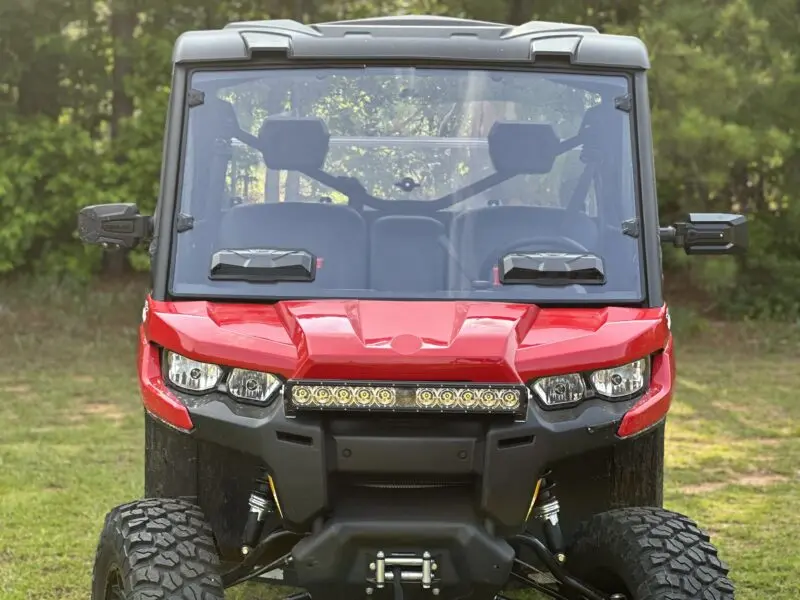 Seizmik Toolless Versa-Vent Scratch Resistant Hard Coated Windshield Kit Can-Am Defender | 50-50234Kit 1