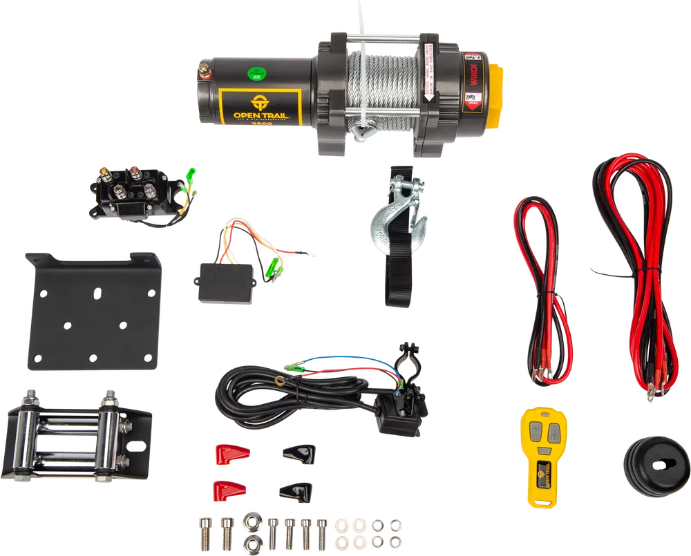 Open Trail 3500 Lb Wire Rope Atv/Utv Winch | 459-0129 1