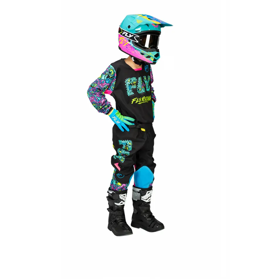Fly Racing Youth Kinetic Mutant Racewear 2026 Jersey/Pant Kit 1