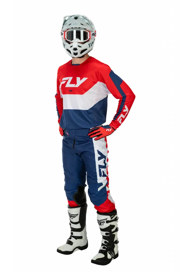 Fly Racing Kinetic Racewear R/B 2026 Jersey/Pant Kit 3