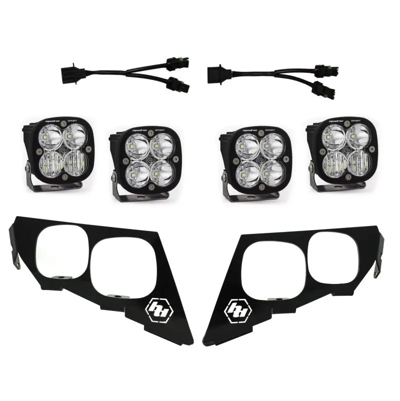 Baja Designs Squadron Sport Headlight Kit 2018-21 Textron/Arctic Cat 1