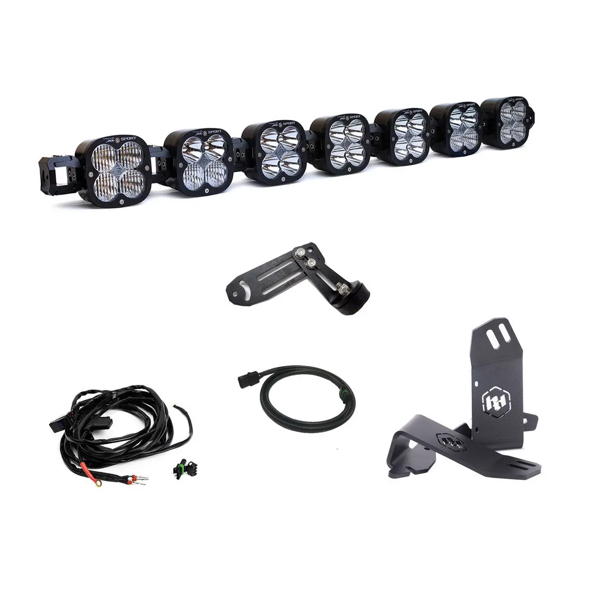 Baja Designs 7Xl Linkable Roof Bar Kit 2020-24 Kawasaki Teryx Krx 1000 1