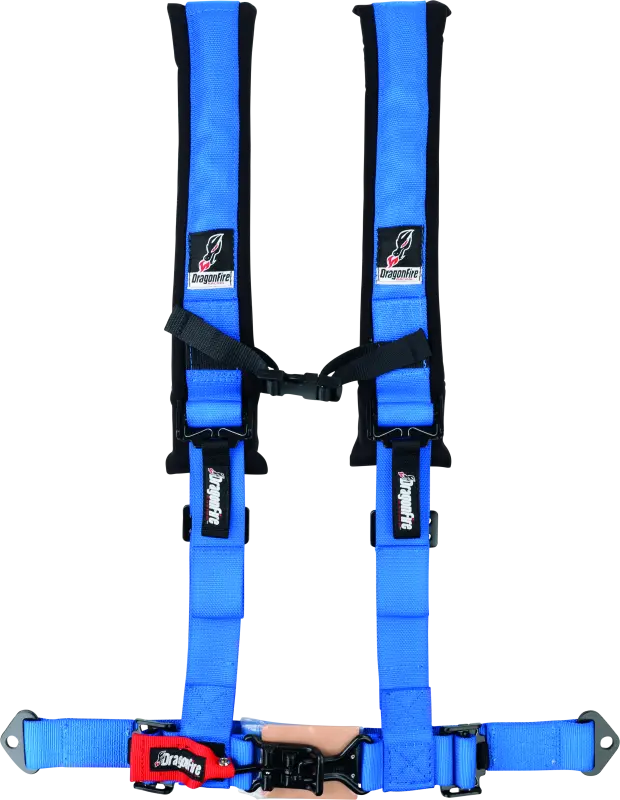 Dragonfire Seat Belt Harness W/ H-Style 2 In. 2
