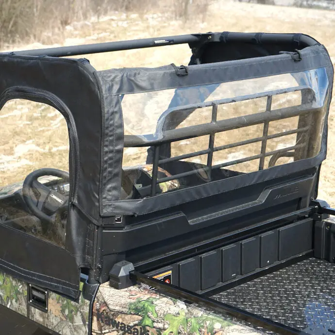 Seizmik Soft Doors And Rear Windshield With Zipper Kawasaki Mule Pro-Mx | 51-20988 2