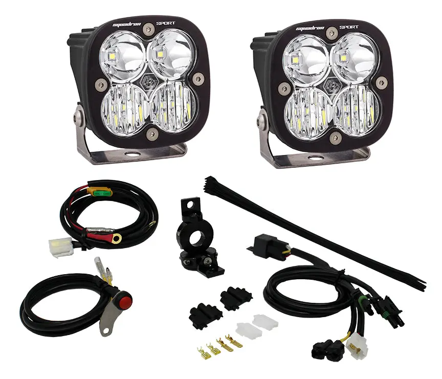 Baja Designs Squadron Sport Auxiliary Light Kit For Adv Bikes 1