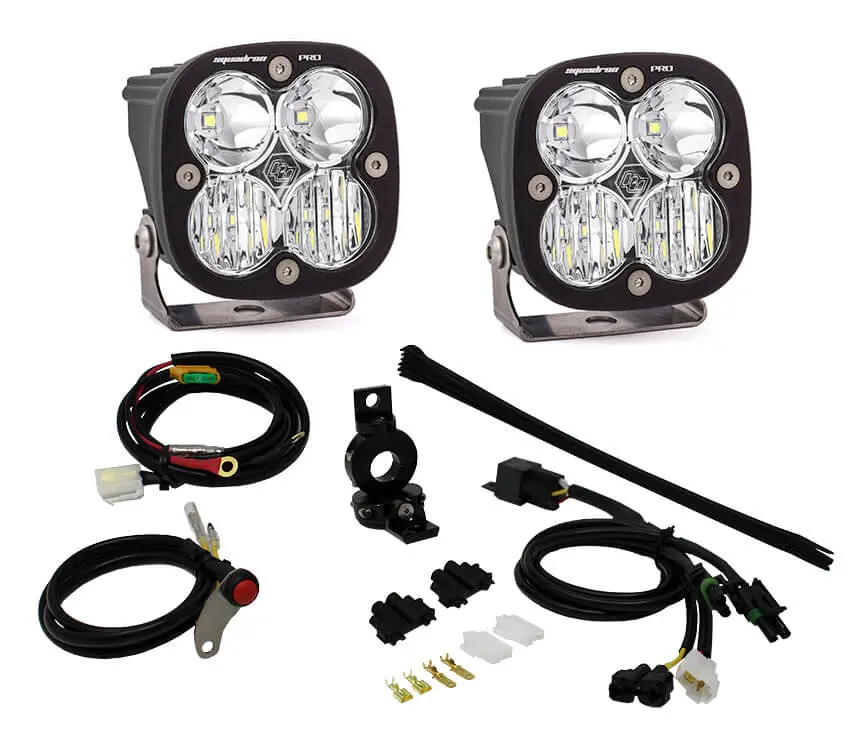 Baja Designs Squadron Pro Auxiliary Light Kit For Adv Bikes 1