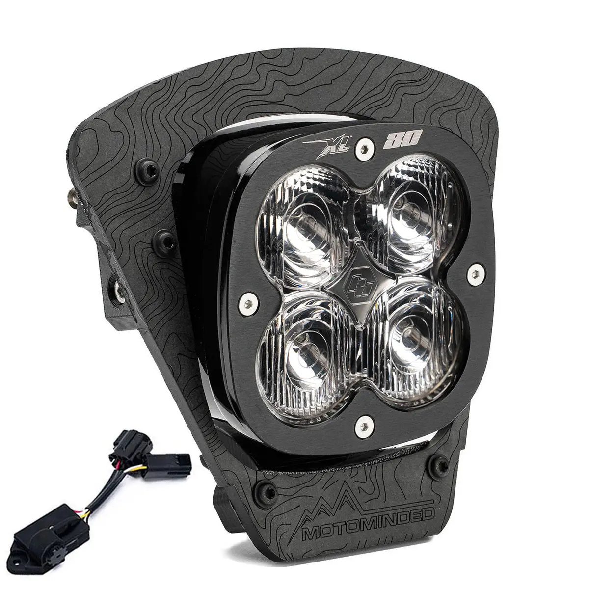 Baja Designs Xl80 D/C Led Headlight Kit W/ Hi-Low Harness 24-25 Gasgas Es 1