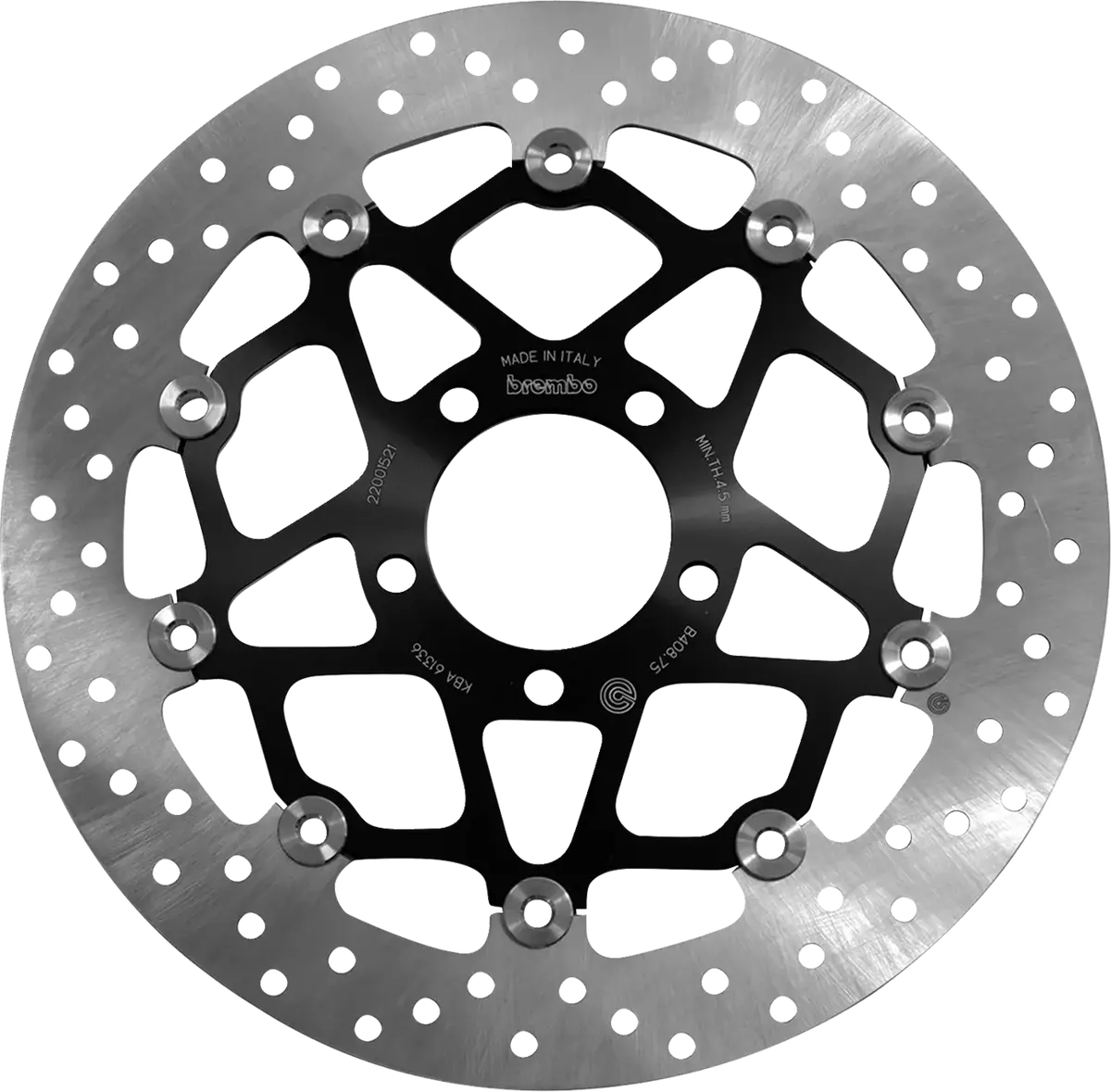 Brembo Prime Series Oro Floating Disc Brake Rotor | 78B40875 1