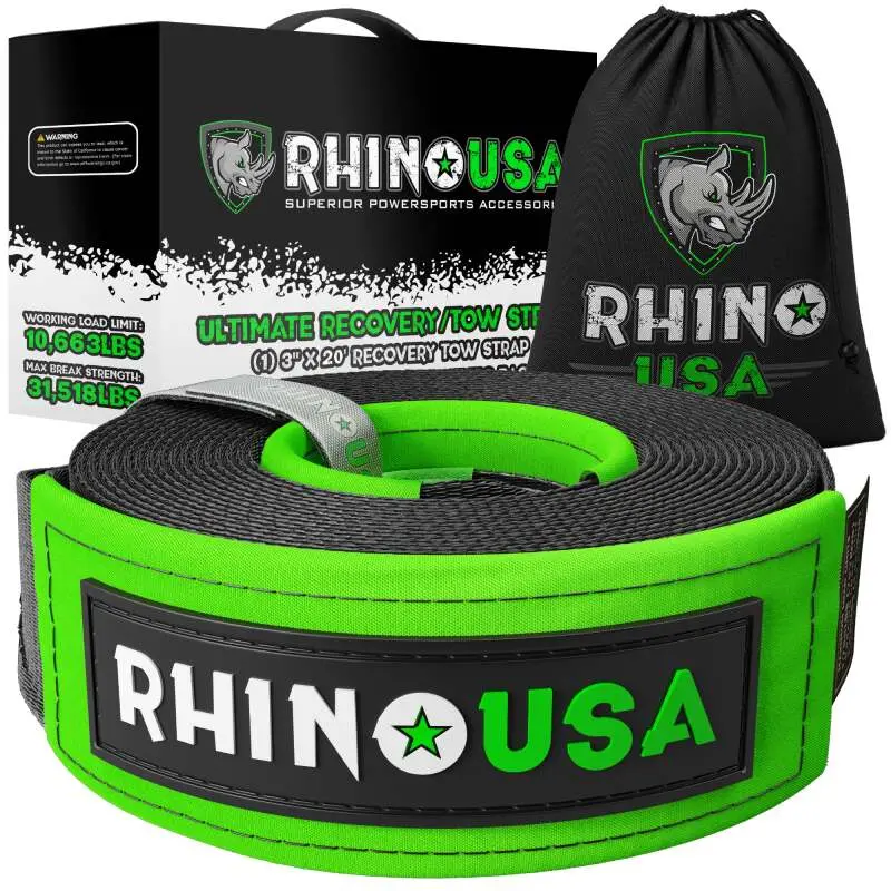 Rhino Usa Recovery Tree Saver Strap 3" X 8' 1