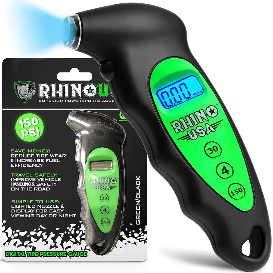Rhino Usa 150 Psi Digital Tire Gauge 1
