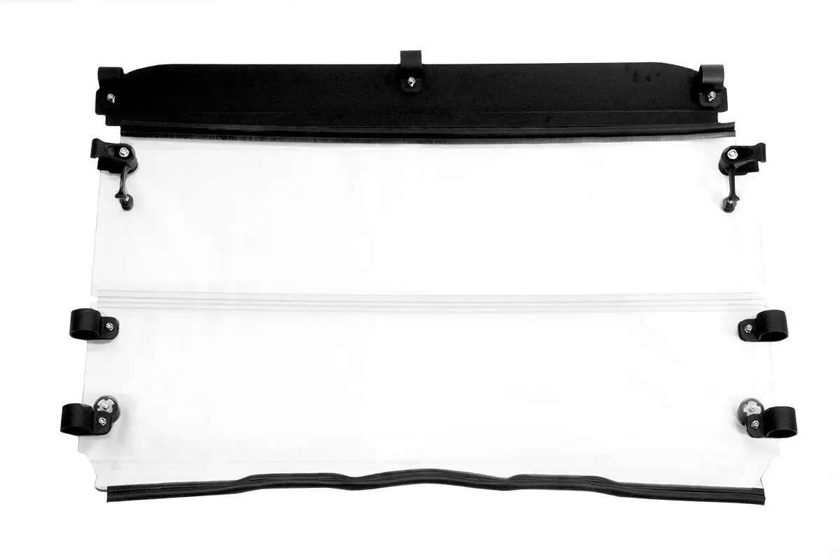Seizmik Flip Windshield Versa-Fold (Uv Resistant Poly) Polaris Mid-Size Round Tube Ranger | 50-23079Kit 1