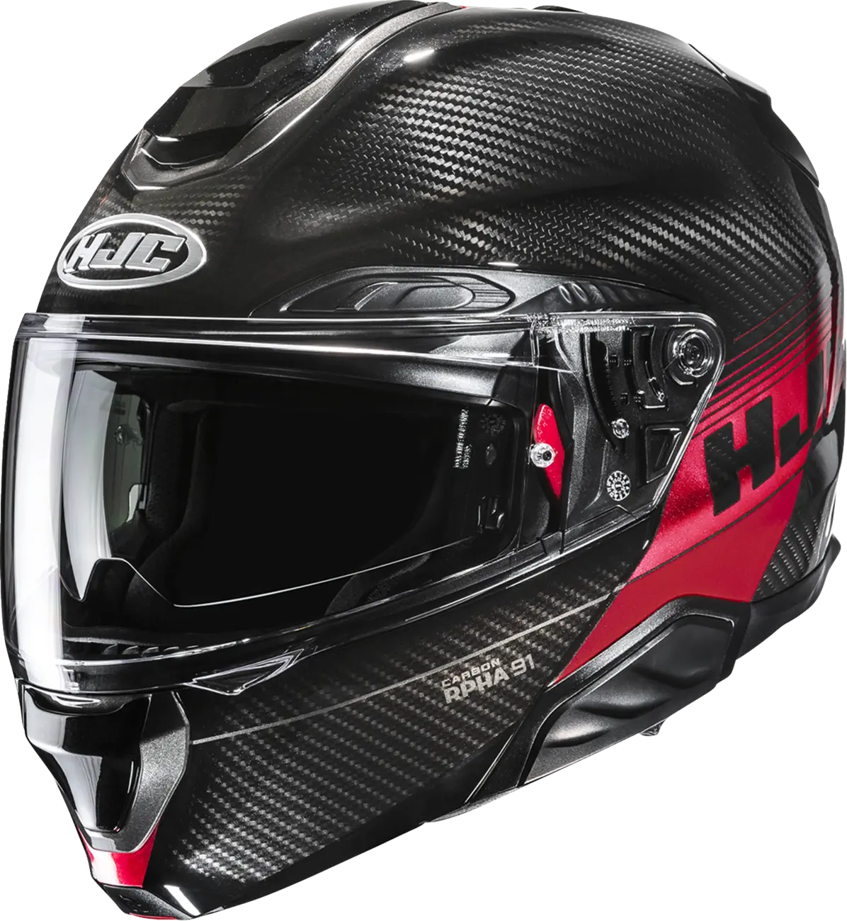 Hjc Rpha 91 Carbon Elig Modular Helmet 1