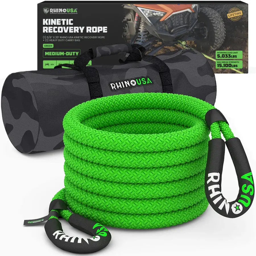 Rhino Usa Kinetic Energy Recovery Rope 5/8In X 20Ft | Krope-58X20 1