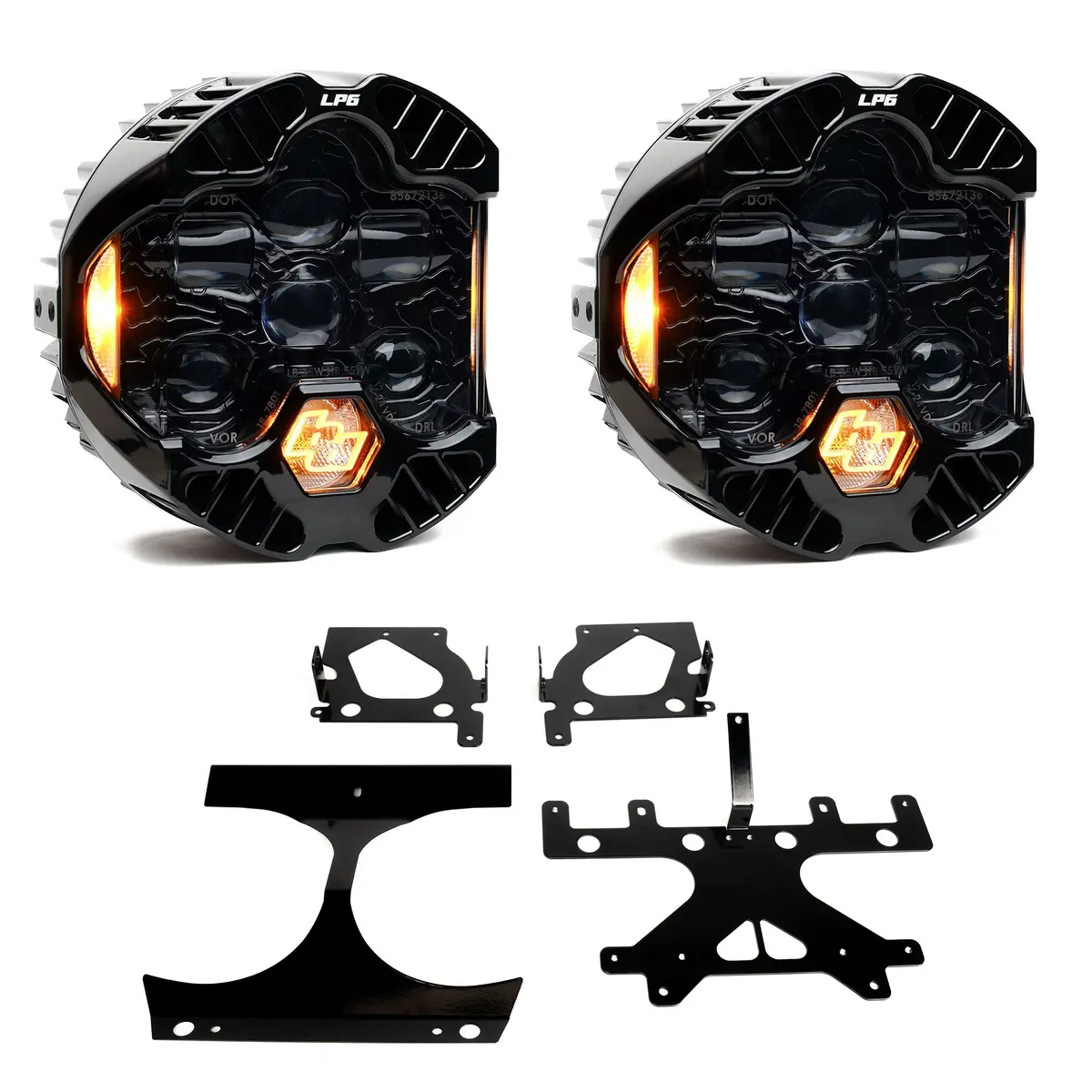 Baja Designs Dot Lp6 Led Headlight Kit 2015-23 Harley Davidson Road Glide 2