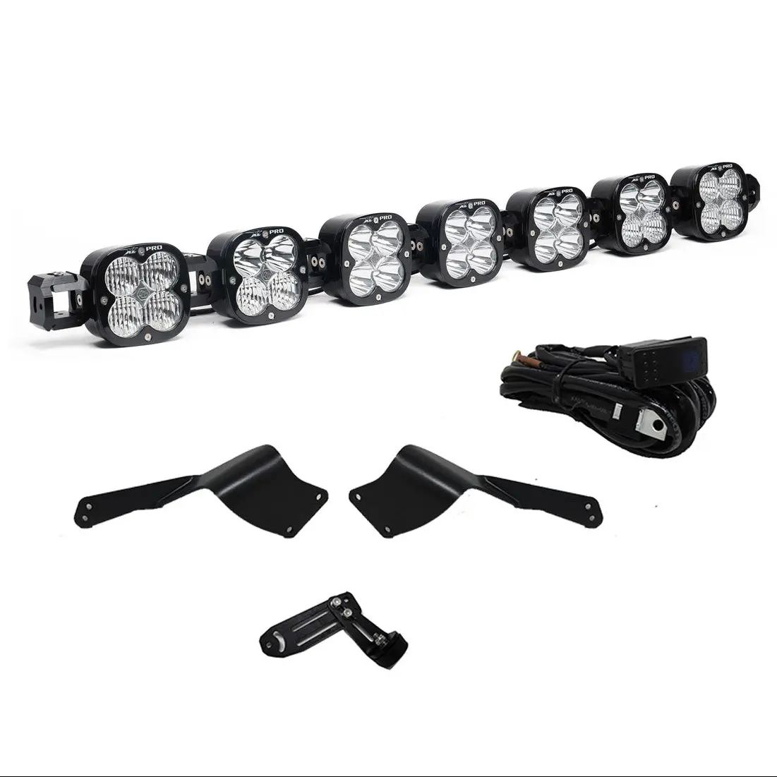 Baja Designs Xl Linkable Roof Mount Light Kit  Can-Am 2017-24 Maverick X3 1