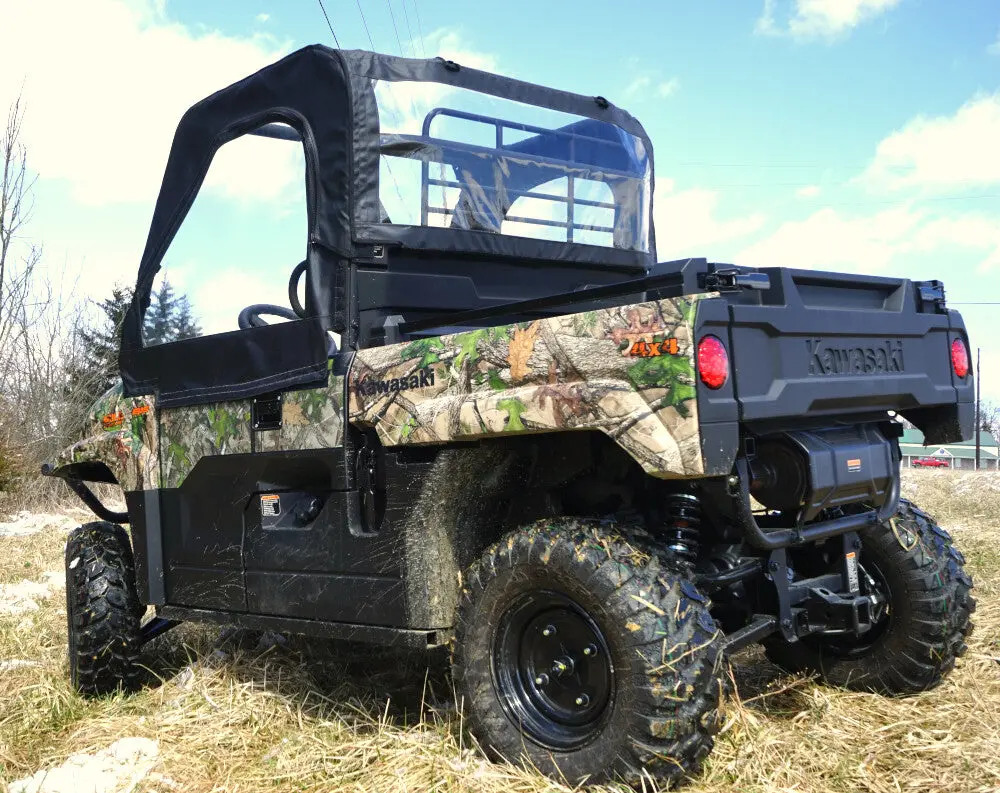 Seizmik Soft Doors And Rear Windshield With Zipper Kawasaki Mule Pro-Mx | 51-20988 1