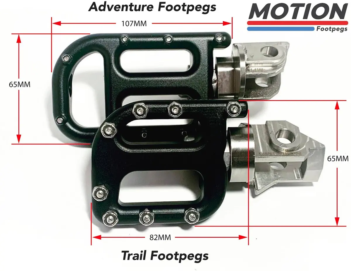 Motion Factory Racing Footpegs For E-Bikes/Honda/Kawi | Sur 2