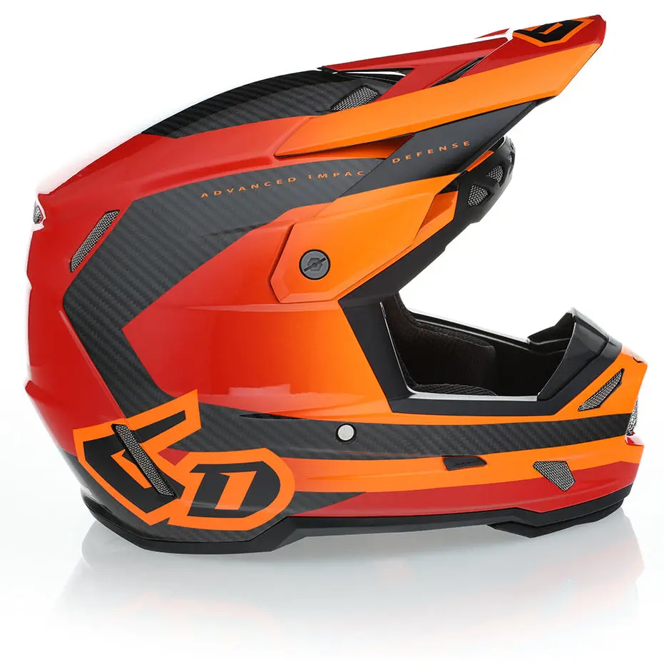6D Atr-3 Pure Carbon Composite Moto Helmet 1