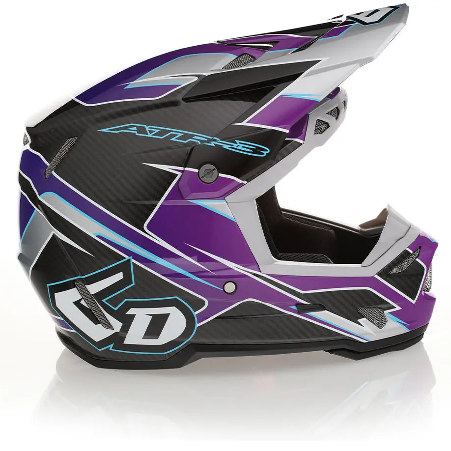 6D Atr-3 Reflex Carbon Composite Moto Helmet 1