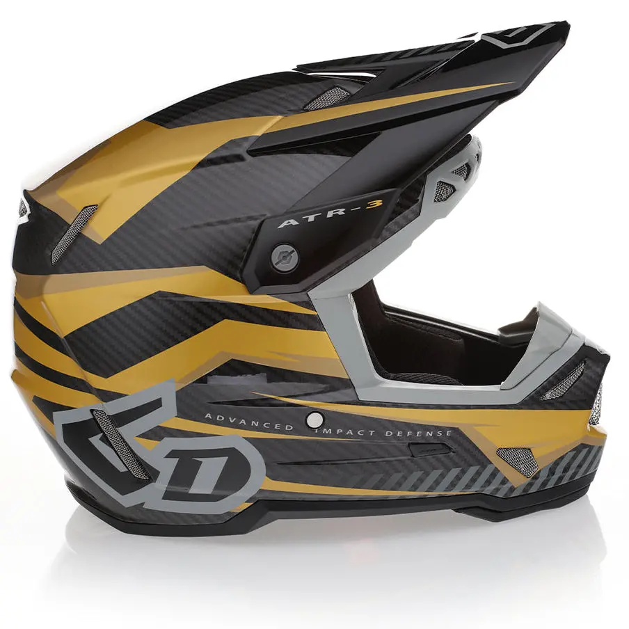 6D Atr-3 Rival Carbon Composite Moto Helmet 1