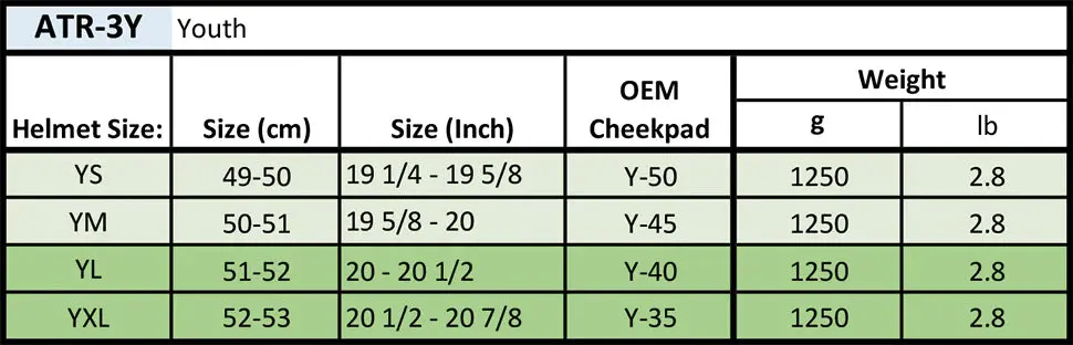 6D Atr-3Y Solid Carbon Composite Youth Moto Helmet 3
