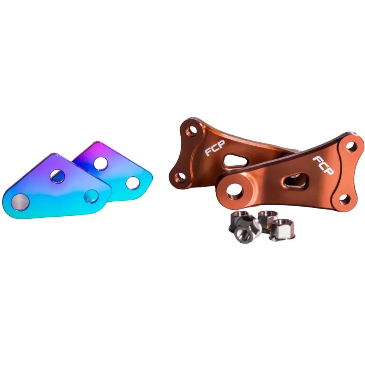 Fcp Racing Titanium Engine Mount Kit Honda Crf450r/Rx/Rwe (2021-Up) 1