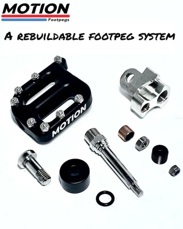 Motion Factory Racing Footpegs Harley Pan-Am Softtail Street Bob Livewire | Sur 6