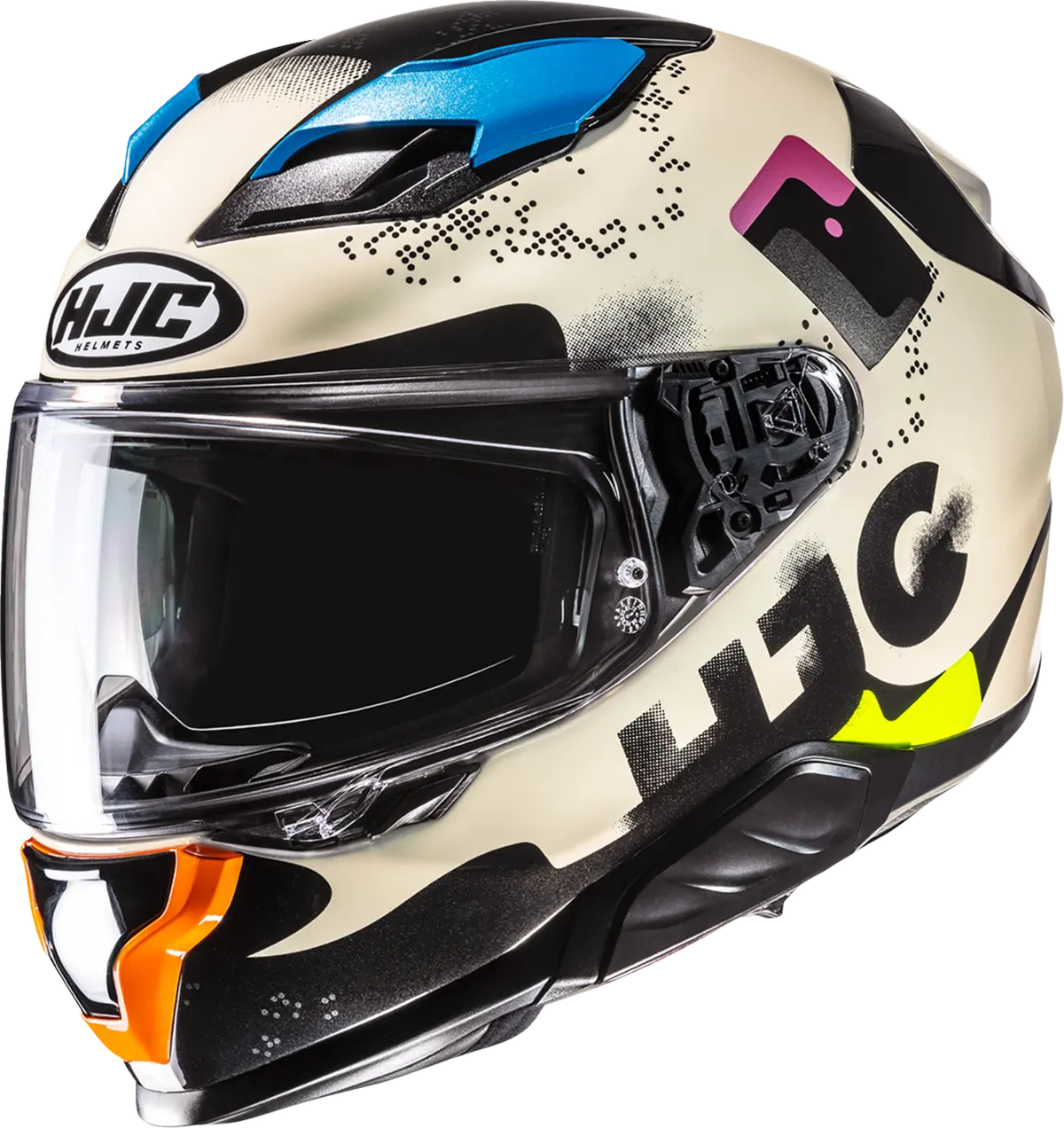 HJC F71 Faco Premium Full-Face Motorcycle Helmet - Image 2