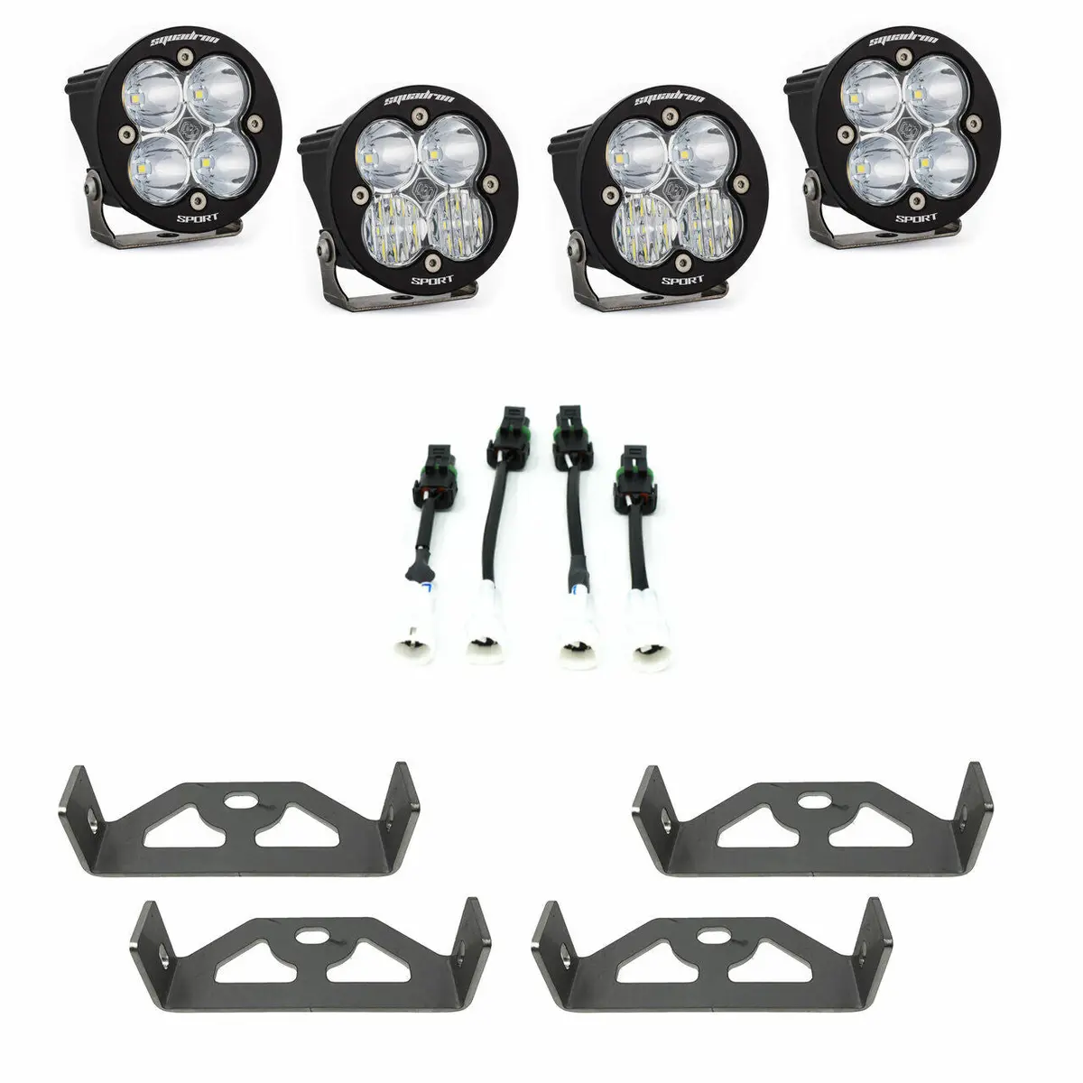 Baja Designs Squadron-R Sport Headlight Kit 2016-25 Yamaha Yxz 1