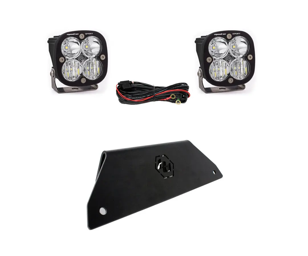 Baja Designs Squadron Sport Bumper Lower Mount Light Kit 2020+ Polaris Rzr Pro Xp 2
