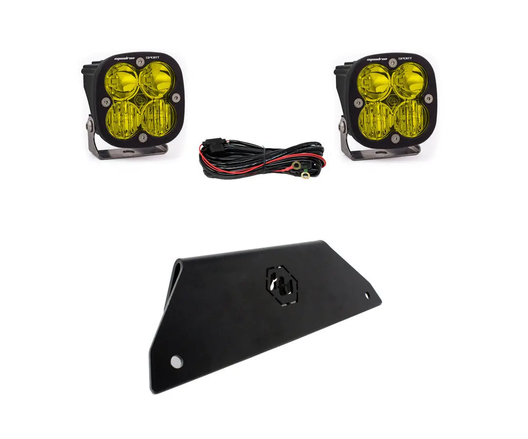 Baja Designs Squadron Sport Bumper Lower Mount Light Kit 2020+ Polaris Rzr Pro Xp 1