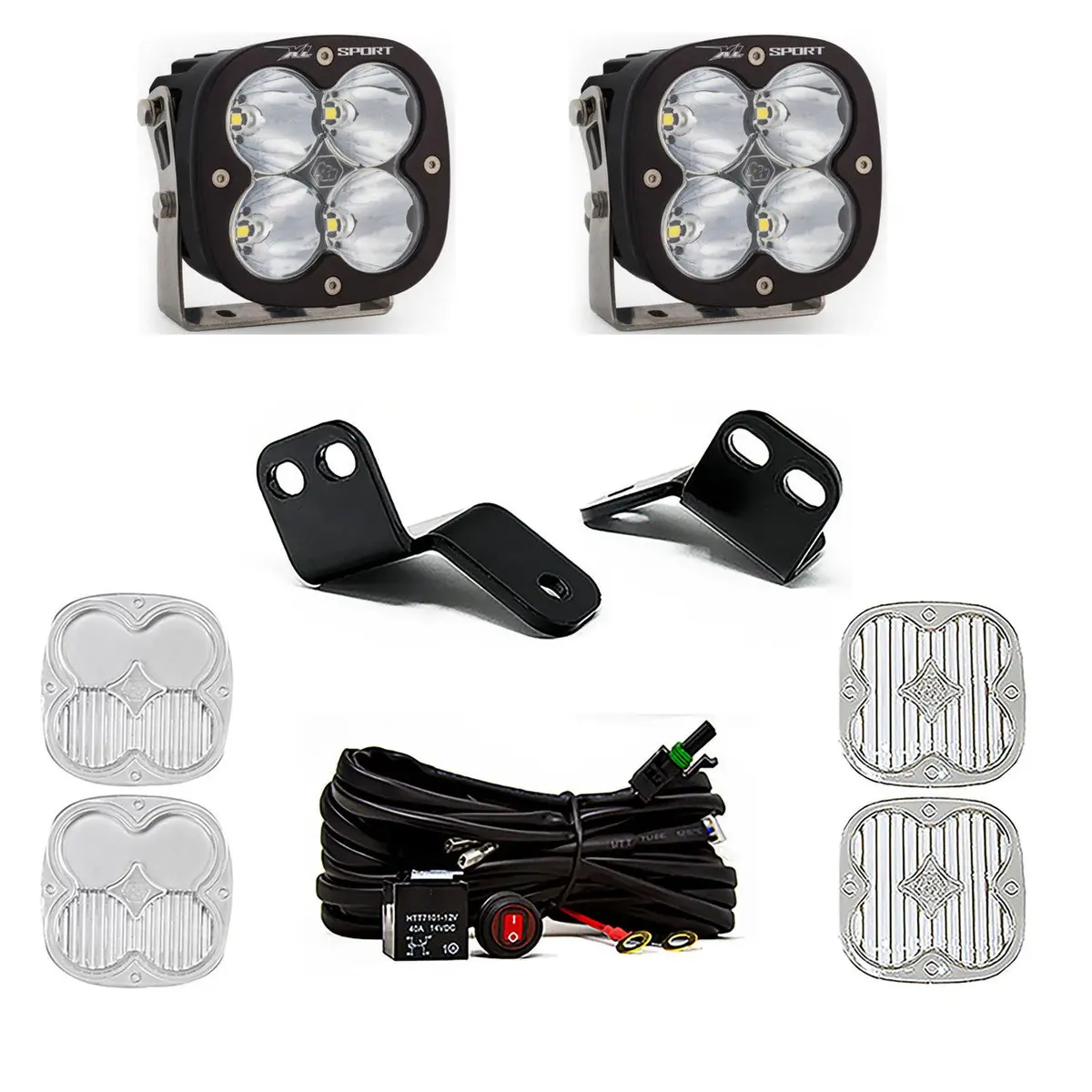 Baja Designs Xl Sport A-Pillar Light Kit 2014-22 Polaris Rzr Xp/Turbo 1