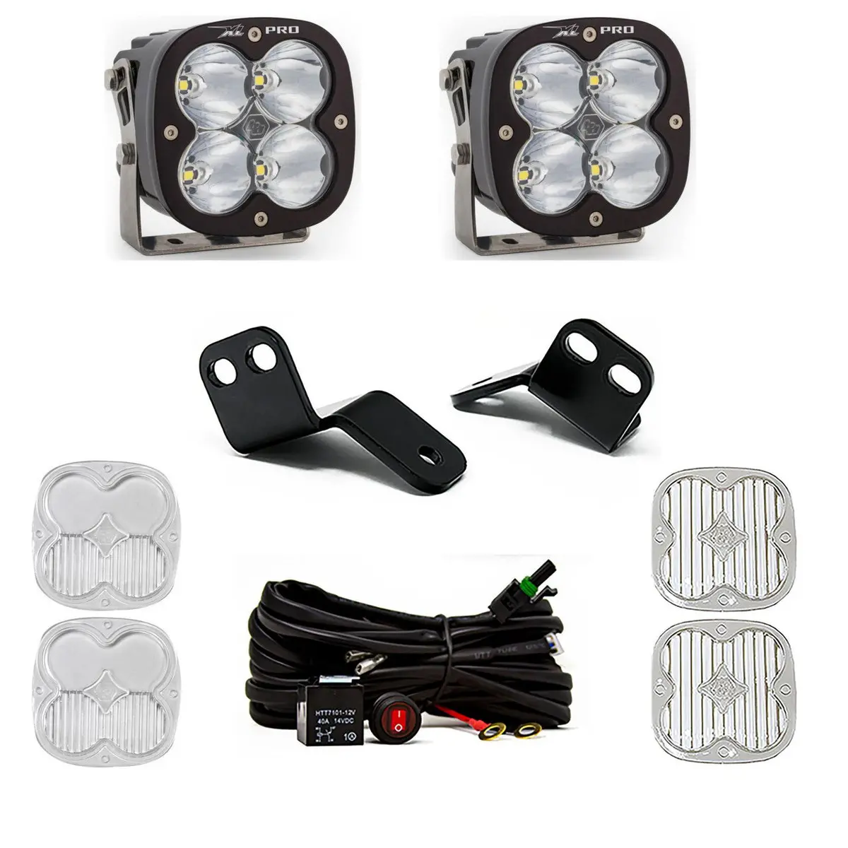 Baja Designs Xl Pro A-Pillar Light Kit 2014-22 Polaris Rzr Xp/Turbo 1