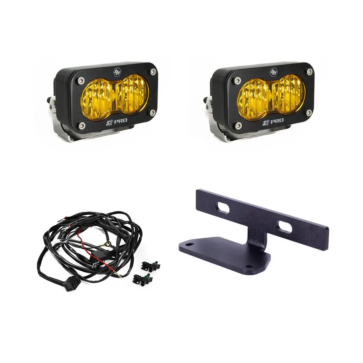 Baja Designs Dual S2 Pro Hood Kit 2024+ Can-Am Maverick R 1