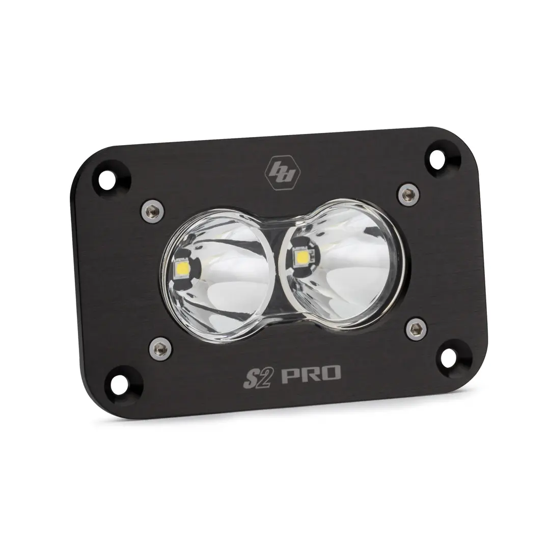 Baja Designs S2 Pro Black Flush Mount Led Auxiliary Light Pod 1