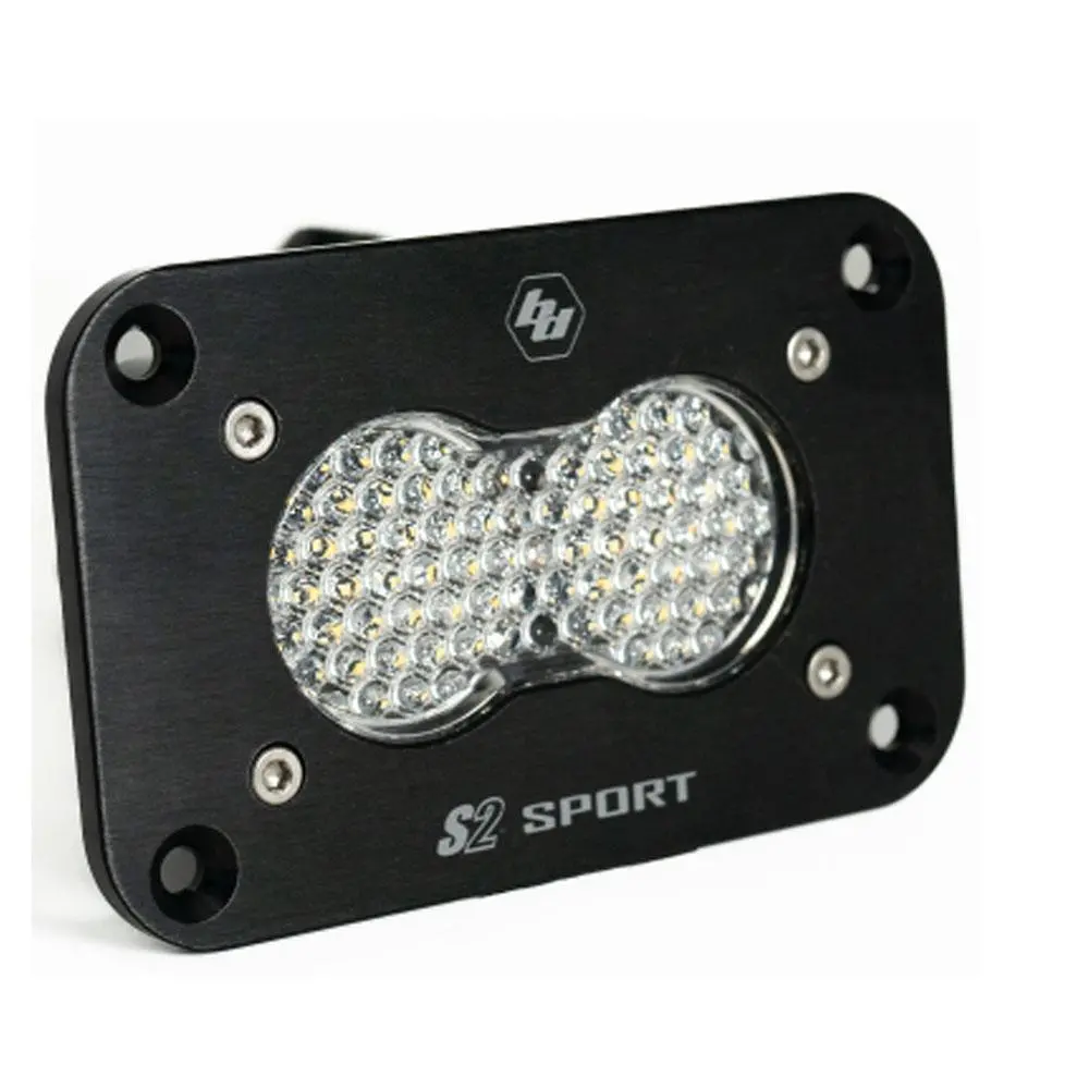 Baja Designs S2 Sport Black Flush Mount Led Auxiliary Light Pod 7