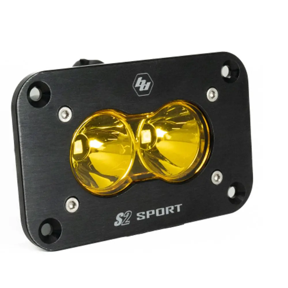 Baja Designs S2 Sport Black Flush Mount Led Auxiliary Light Pod 5