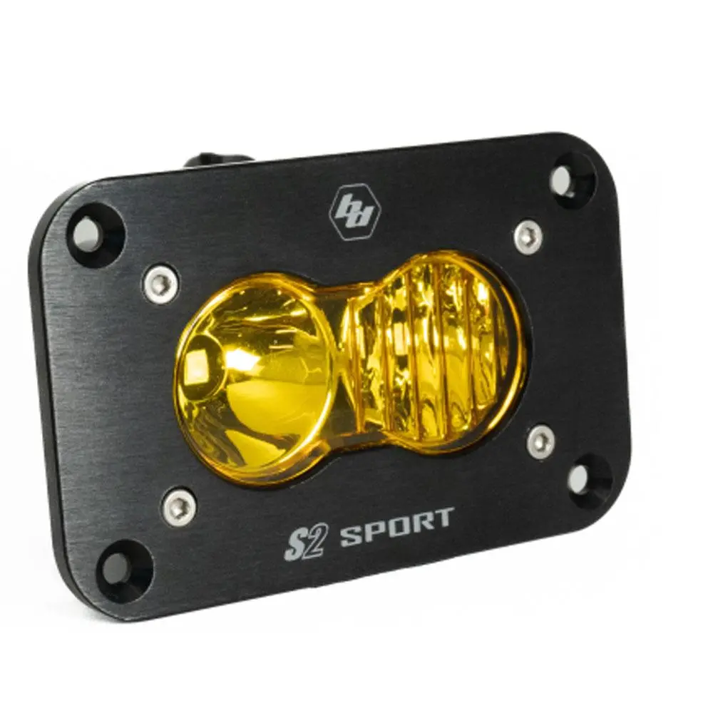 Baja Designs S2 Sport Black Flush Mount Led Auxiliary Light Pod 6